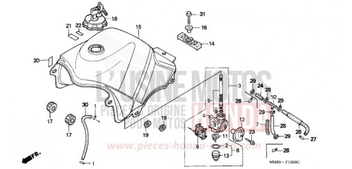 FUEL TANK XL600VM de 1991